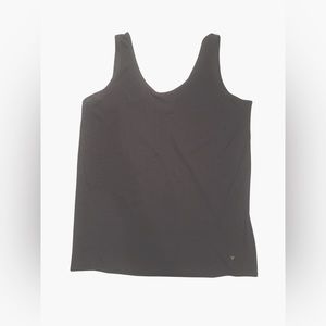 Old Navy Active Breathe On Yoga Slub Knit Tank Top Black L Tall